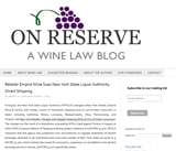 On Reserve: A Wine Law Blog