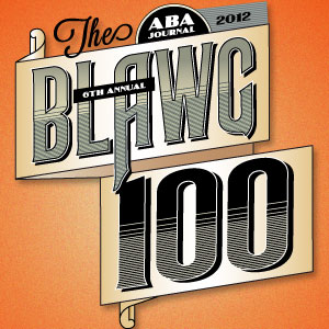 2012 ABA Blawg100 Honoree