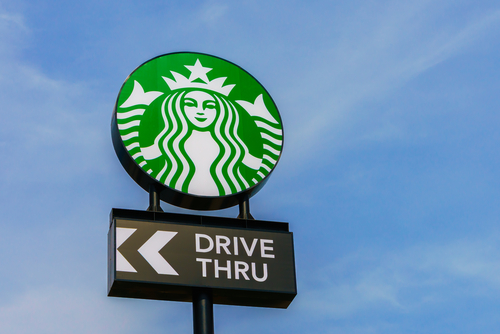 Starbucks drive thru