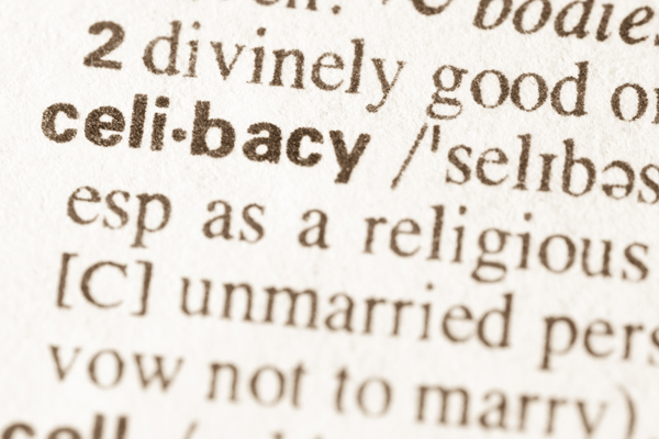 Celibacy dictionary definition.