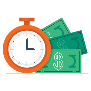 Time money clock