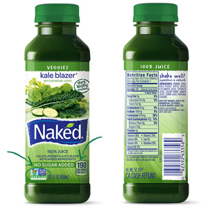 Naked Juice bottles.