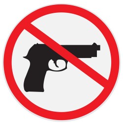 no gun sign.