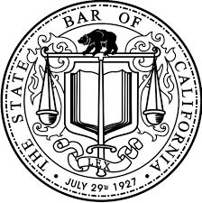 State bar of California seal.