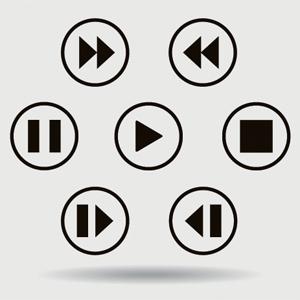 video control buttons