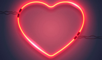 Neon heart.
