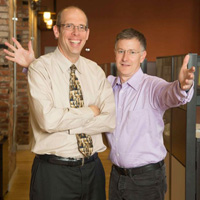<p>Phil Rosenthal and Ed Walters</p>

