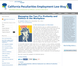 California Peculiarities Employment Law Blog