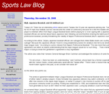 Sports Law Blog