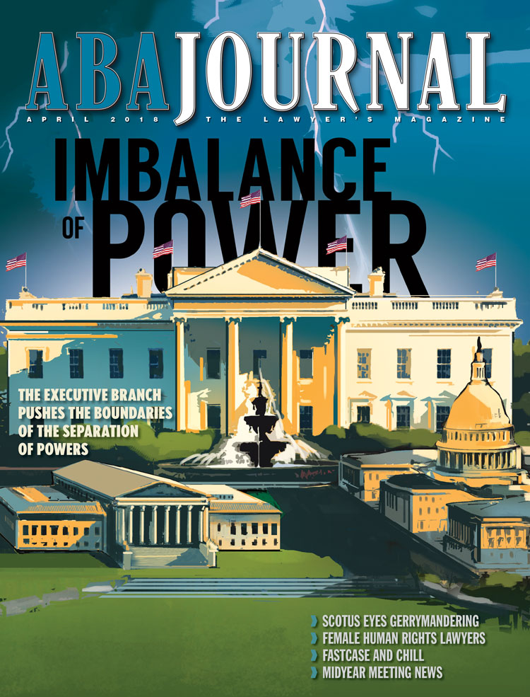 April 2018 ABA Journal cover.