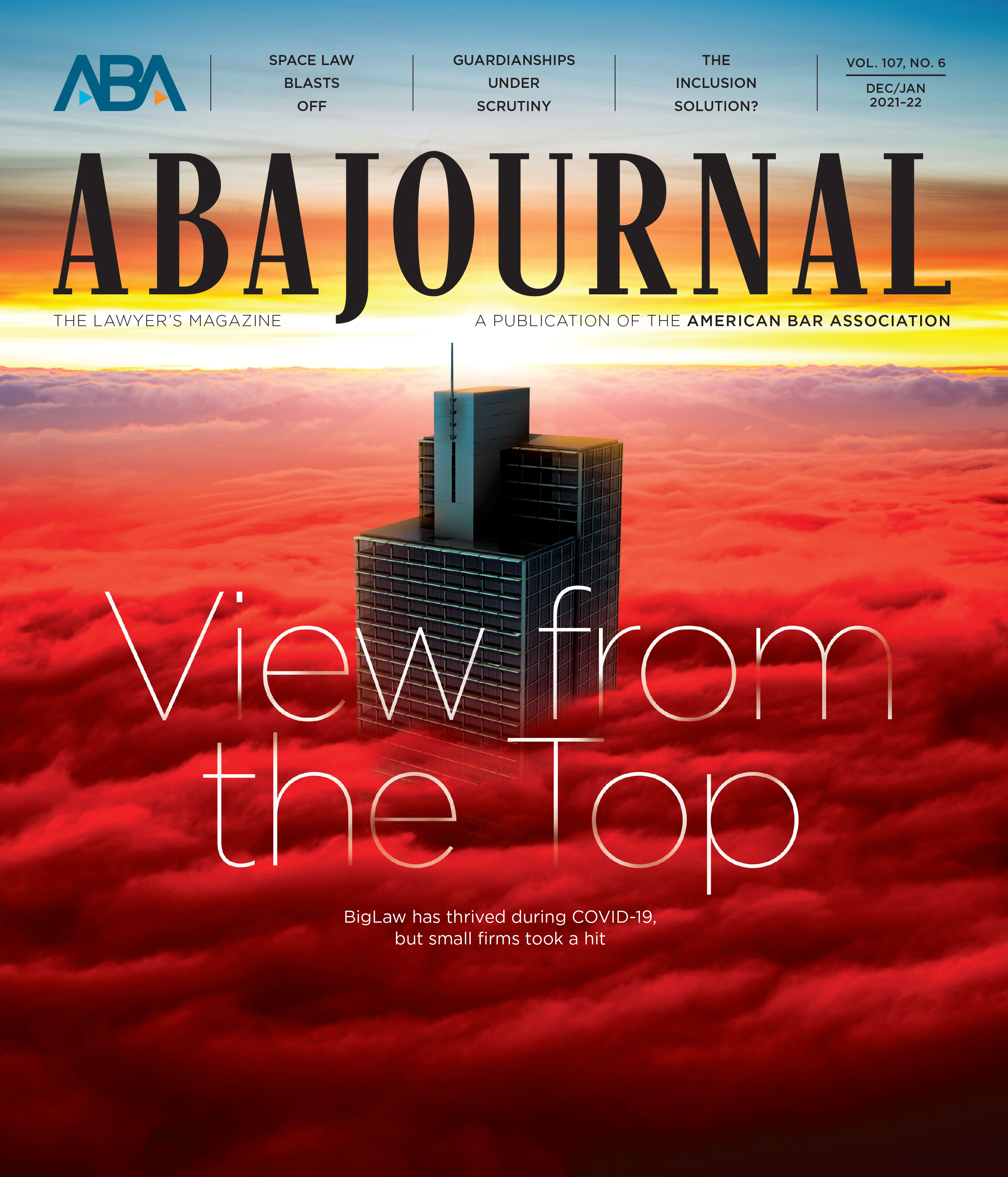 December-January 2021-22 ABA Journal magazine cover