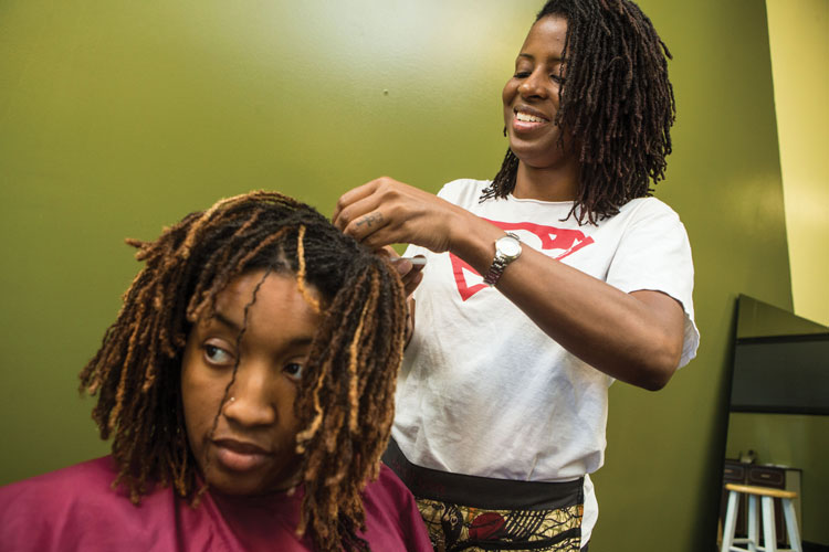 Hair braiding