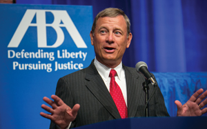 John Roberts speaks at the 2014 ABA Annual Meeting