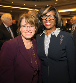 Senator Amy Klobuchar and ABA President-Elect Paulette Brown
