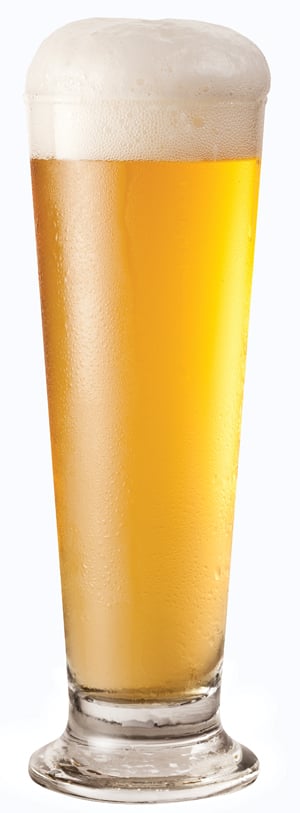 tall glass of beer