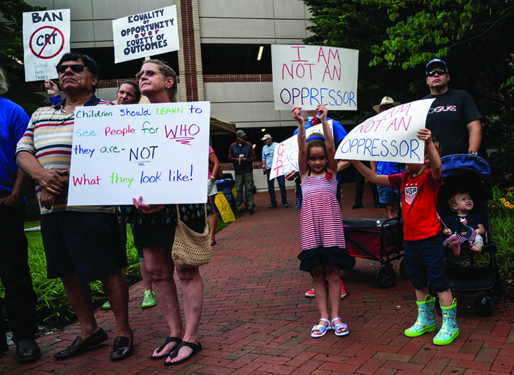 Critical Race Theory Protesters