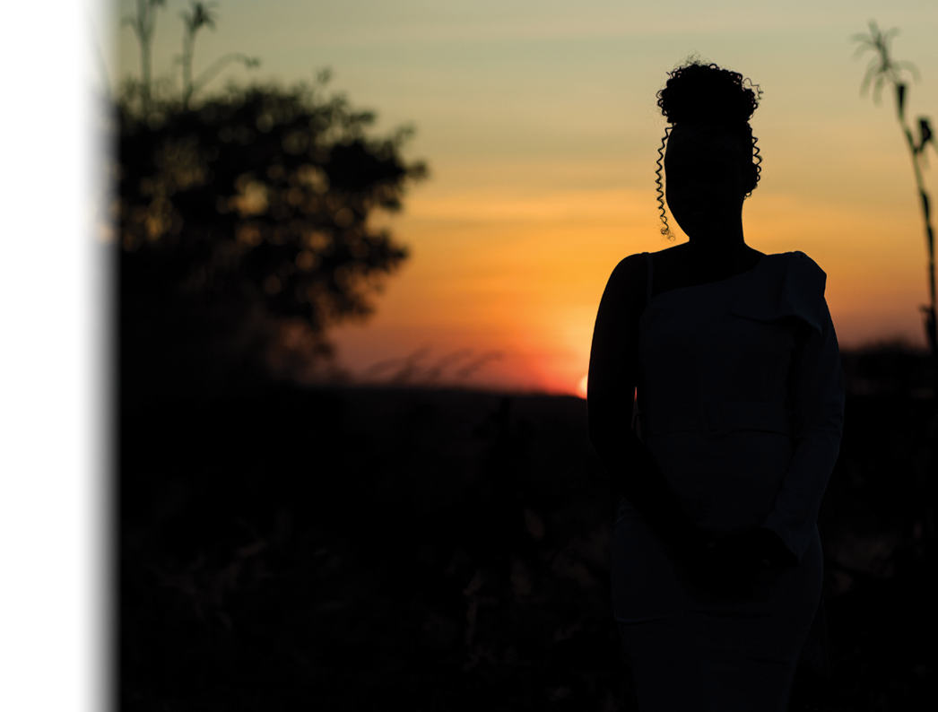 Woman's silhouette