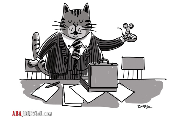 Cartoon: A cat and mouse in court? Do tell what's going on here