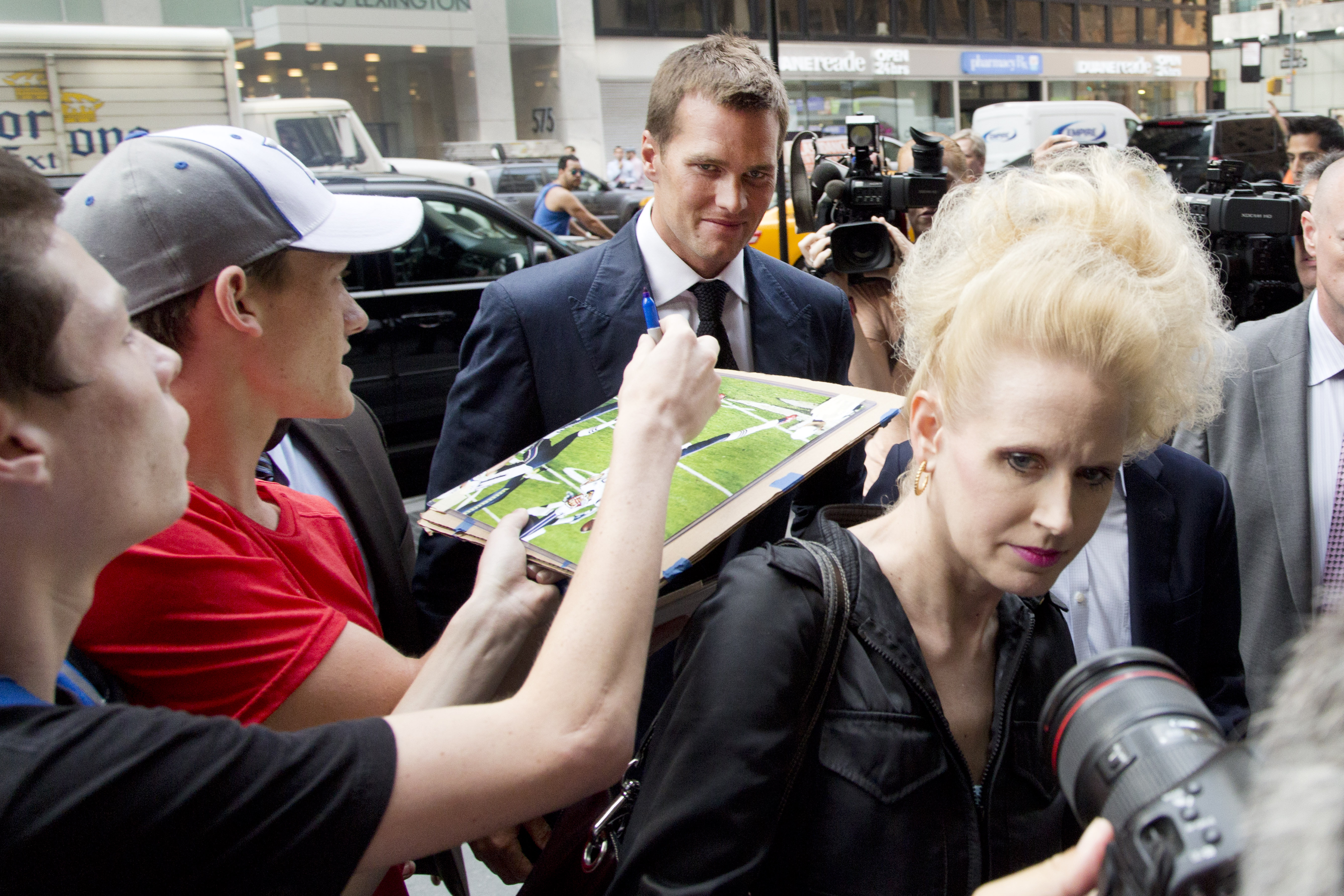 Tom Brady and Heather McPhee