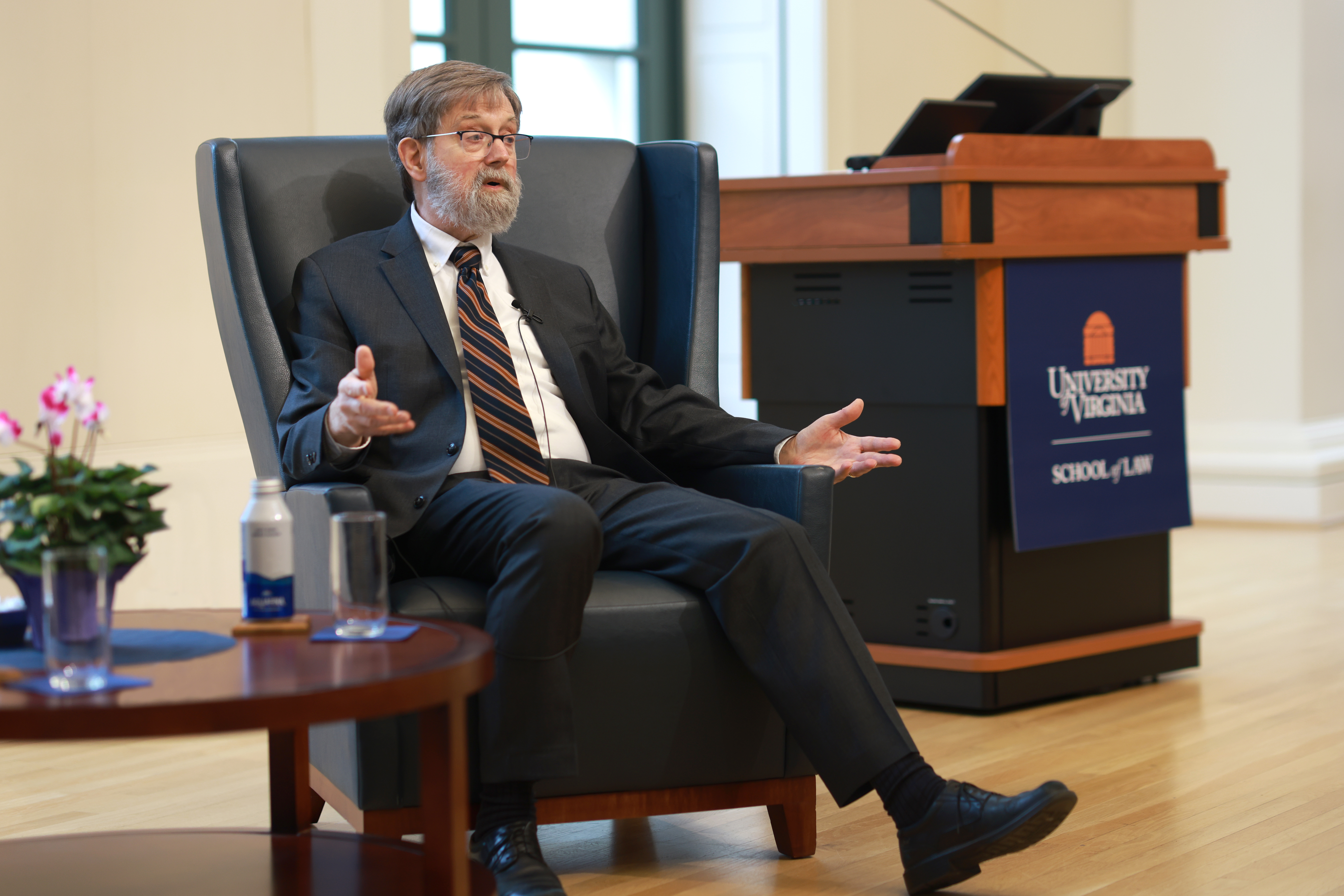 Edwin Kneedler sitting