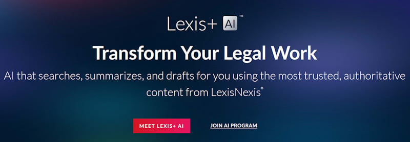 Lexis AI screenshot