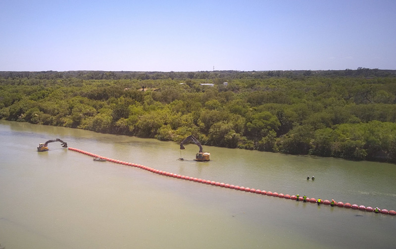 Texas Rio Grande barriers