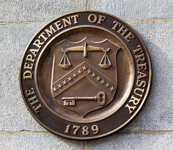 Seal of the US Treasury Department