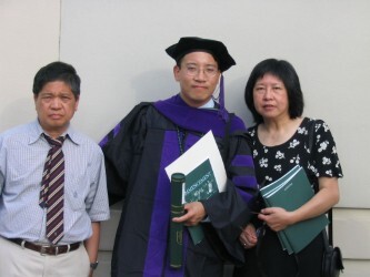 Victor Li and parents