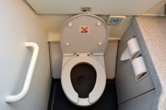 airplane restroom