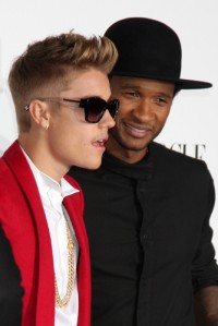 Justin Bieber and Usher