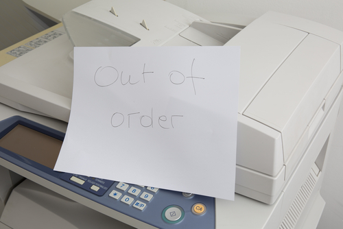 broken printer