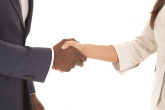 businesspeople handshake