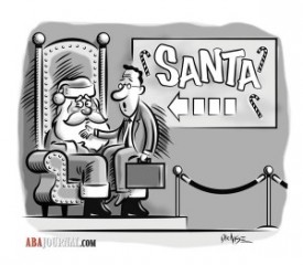 Santa cartoon