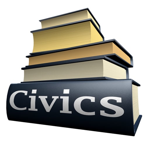 civics books concept