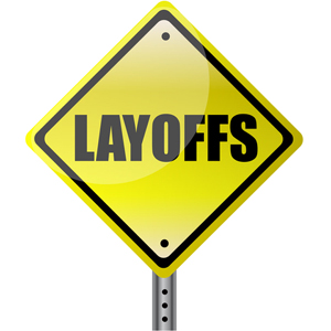 layoffs sign