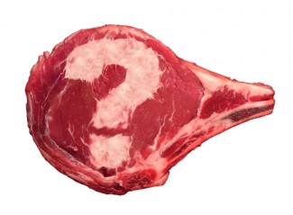 Steak with a question mark