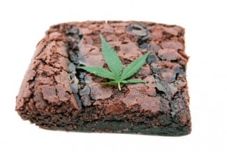 Marijuana brownie