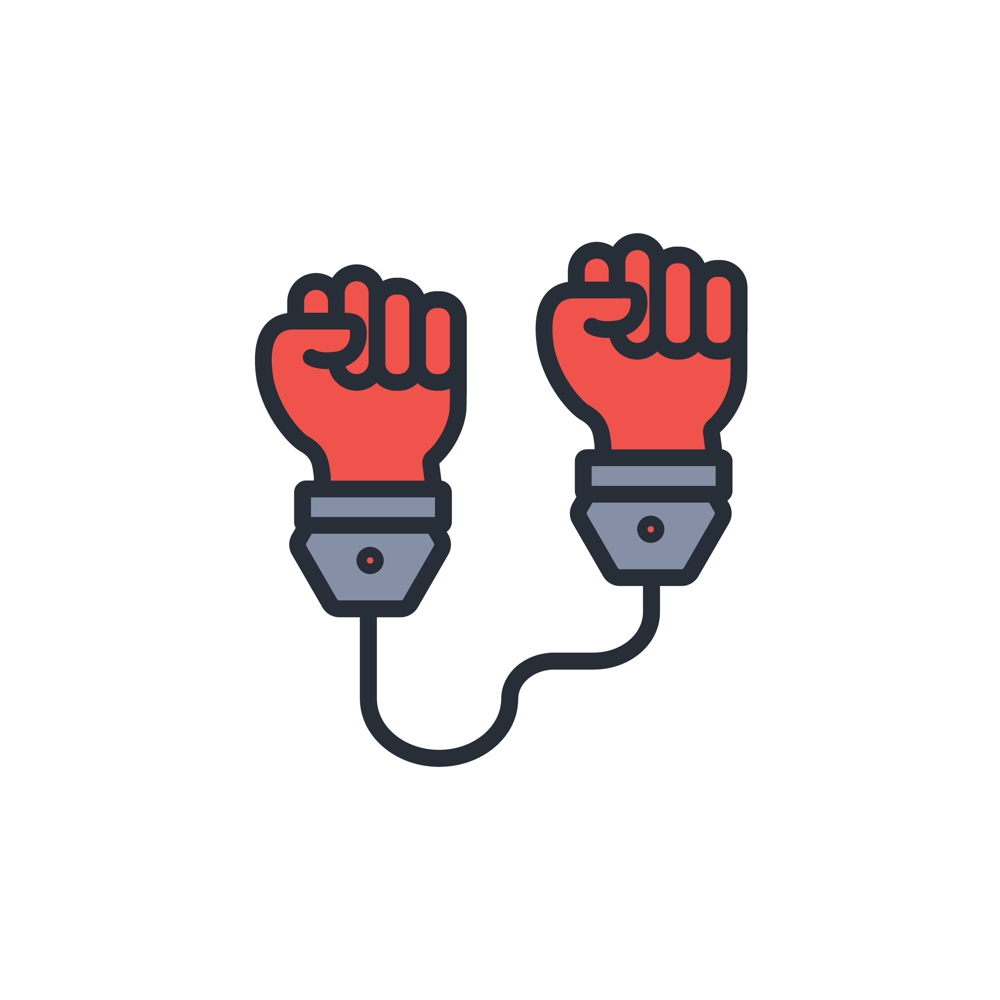 abstract fists