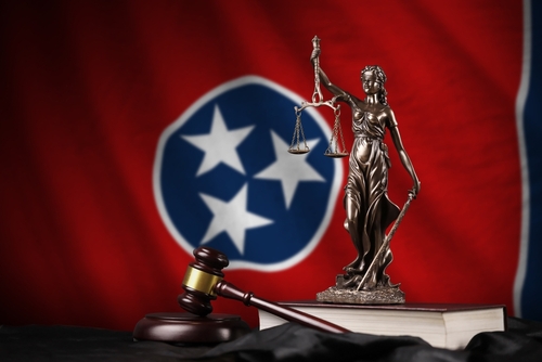 shutterstock_Tennessee flag and gavel