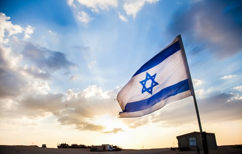 shutterstock_ Israel flag