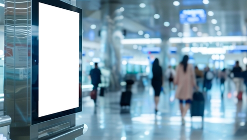 After lawyer sues airport for banning harassment practice ad, it now takes up 2 walls