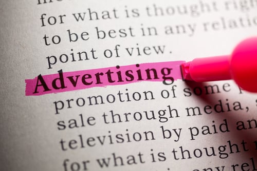 advertising dictionary words