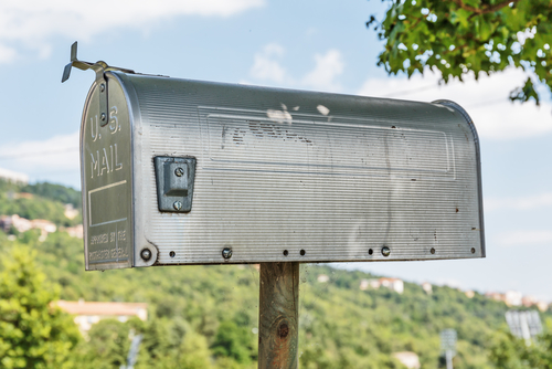shutterstock_metal mailbox
