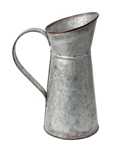 metal water pitcher