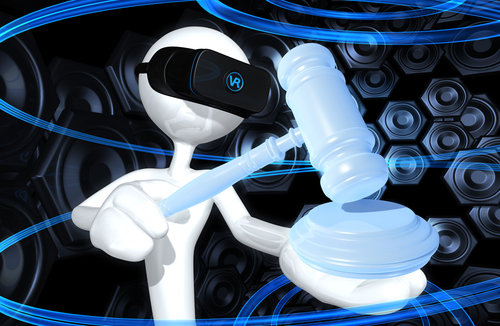 shutterstock_virtual reality goggles and gavel