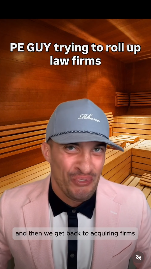 Johnny Hilbrant: Satire Spotlights Private Equity Nonlawyer Law Firm Ownership
