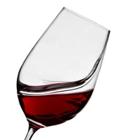 red wine in glass
