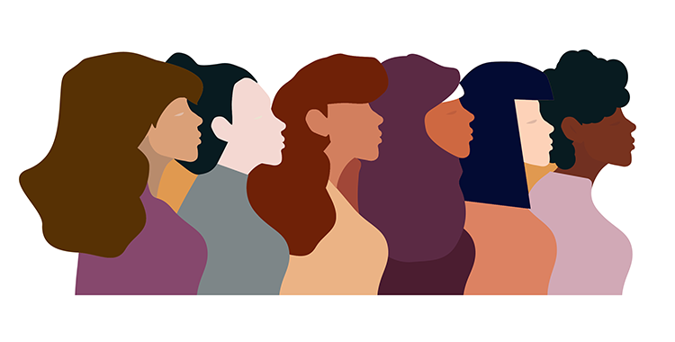 women of color illustration